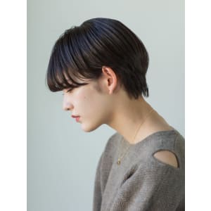 【sheta/堅田祐介】長め前髪でも柔らかい丸みのマッシュシ