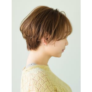 【表参道sheta/堅田】簡単ふんわり横顔美人な小顔ショート
