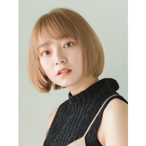 【sheta/堅田祐介】丸みが可愛いおとな小顔ショートボブ