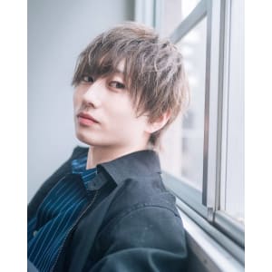 束感マッシュショートレイヤー&シークレットパーマ