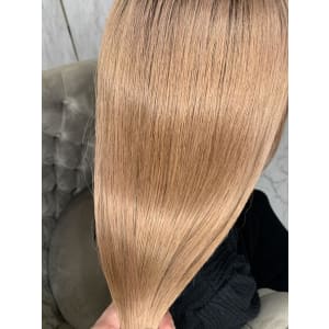 ハニーベージュ×髪質改善トリートメント【クスダ】