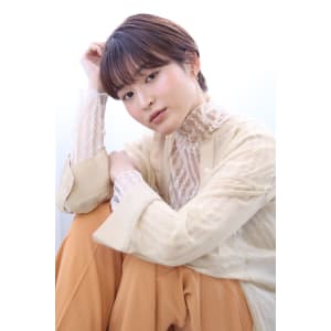 【marcheとや】ハンサム丸みマッシュショート/暗めカラー