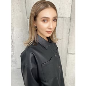 Rumor×ハイライトグラデーション【ミルクティーベージュ】