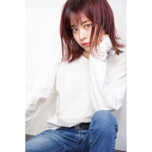 Rumor×ワンサイドショート 【ダブルバング ルビージュ】