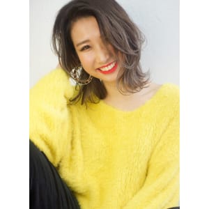 Rumor×外ハネマッシュウルフ『グレージュカラー』