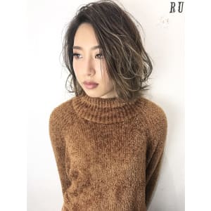 Rumor×外国人3Dハイライトカラー『ブロンドベージュ』