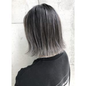 Rumor# 『アズマ指名』　ハイライトグラデーション×グレ
