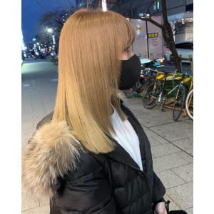 美髪カラー　