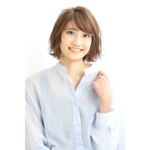 【加藤信綱】イルミナが◎♪大人可愛い透明感ボブルフ春夏