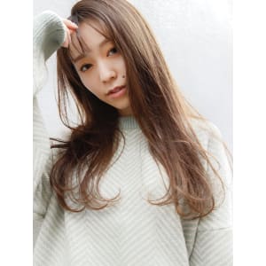ナチュラルストレート ロング TOKIO 透明感 