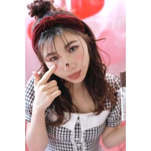 カチューシャお団子アレンジ