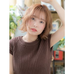 外国人風テラコッタ抜け感切りっぱなしロブ ピンクベージュ - COVER HAIR & SPA bliss【カバーヘア アンド スパ ブリス】浦和/浦和西口店【カバー ヘア アンド スパ ブリス ウラワ ウラワニシグチテン】掲載中