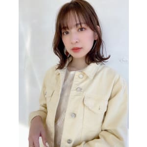 大人カジュアル切りっぱなしミディ