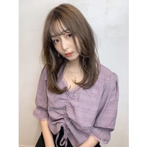 シースルーバング 韓国ヘア