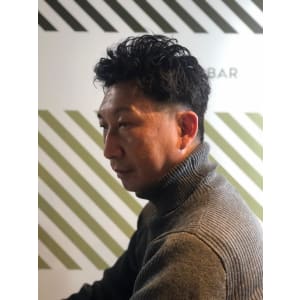 大人のパーマスタイル【BARBER-BAR】