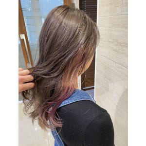 西原晃-お洒落インナーラベンダーピンク