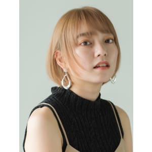 【表参道sheta/堅田】顔まわりのニュアンスが柔らかいボブ