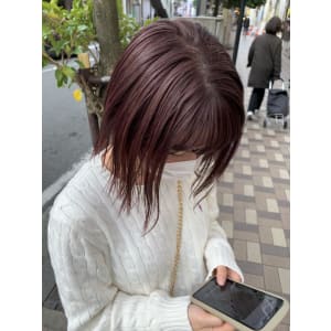 naomi hair / こっくりピンクブラウン
