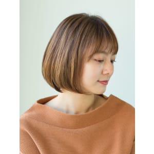 【表参道sheta/堅田】シンプル大人ボブは柔らかな艶が◎