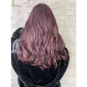 カシスカラーピンクパープル抜け感ヘアバイオレット6162