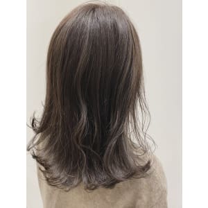 ラベージュセミロング