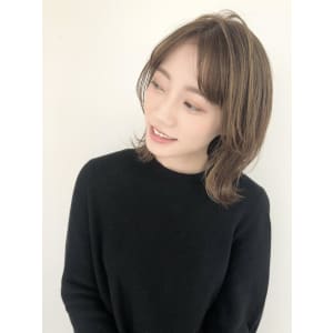 【池袋Euphoria/三田】伸ばしかけ外ハネ透明感ボブ