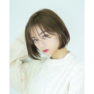 フォギーな透明感カラー☆束感バング