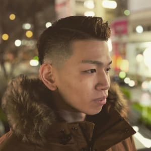 男前フェード