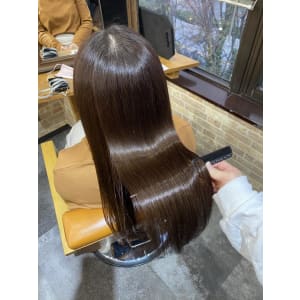 チョコブラウン【艶髪　髪質改善】