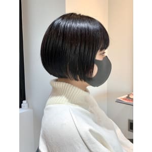 【sheta/堅田祐介】丸みと柔らかさが◎大人前下がりボブ