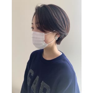 10代20代コンパクトショートボルドーカラー/naomi
