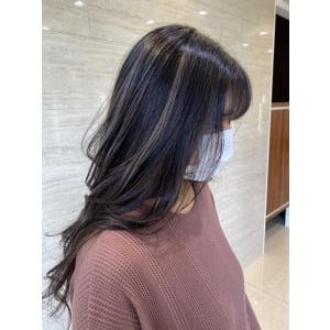30代40代50代ママさんグレージュハイライト/西原晃