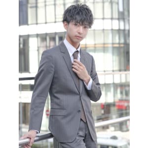  前下がりバランス【ナチュラル束感マッシュ】