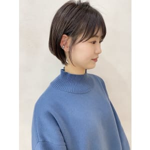 【Euphoria/岩崎達也】暗めカラー耳かけショート - Euphoria GINZA GRANDE 銀座【ユーフォリア　ギンザ　グランデ】掲載中