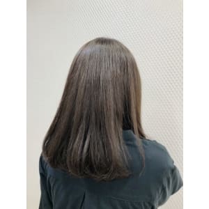 前上がり/小顔/ワンレン/黒髪/ワンカール/30代40代/