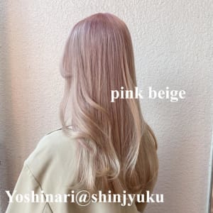 Wワット新宿店-pink beige担当ヨシナリ