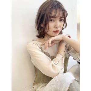 ゆるふわ外ハネミディ
