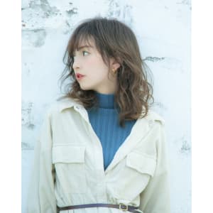 大人っぽいこなれ感のフォギーパーマ