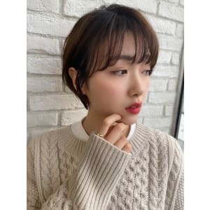 シースルーバング☆大人女子におすすめショートボブ