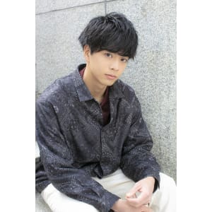 ソフトツーブロック ショートレイヤー MEN'S HAIR　