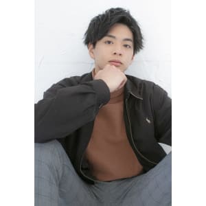 ソフトツーブロック ショートレイヤー MEN'S HAIR　