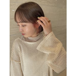 ショートボブ×インナーカラー☆深井みさき☆
