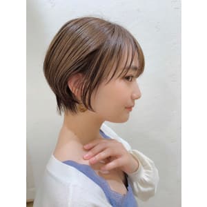 高再現性ショート　大人可愛いこなれ感