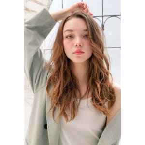 外国人風華やかロング
