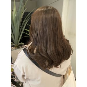 20代30代大人かわいいハイライト/ナチュラルベージュ/西原