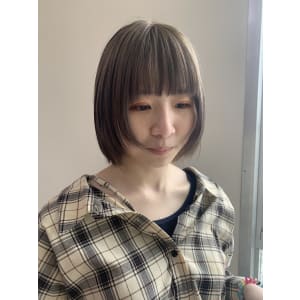 10代20代ボブウルフハイトーンブリーチカラー/naomi