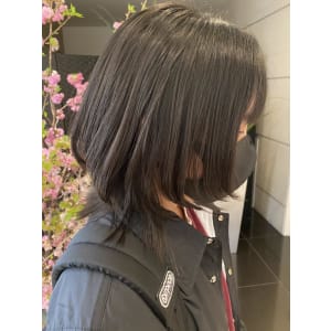 エモウルフカット/黒髪/10代20代/西原晃