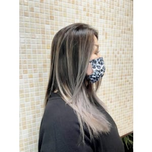 ☆コントラストバレーヤージュ×シルバーグレージュ☆