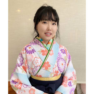 卒業式袴着付け