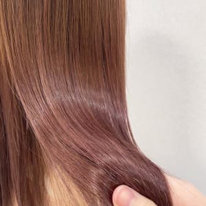 ピンクベージュ×髪質改善トリートメント【クスダ】